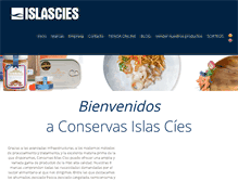 Tablet Screenshot of islas-cies.com